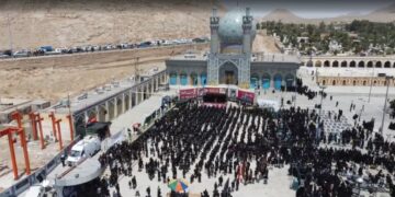 مراسم عزاداری روز عاشورا هیئت زنجیرزنان اباعبدالله