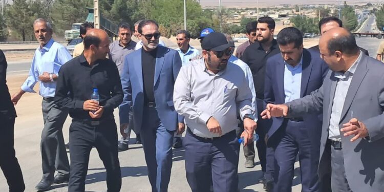 بازدید میدانی نماینده مردم و فرماندار شهرضا از پروژه زیرگذر منظریه با هدف رفع موانع اجرایی