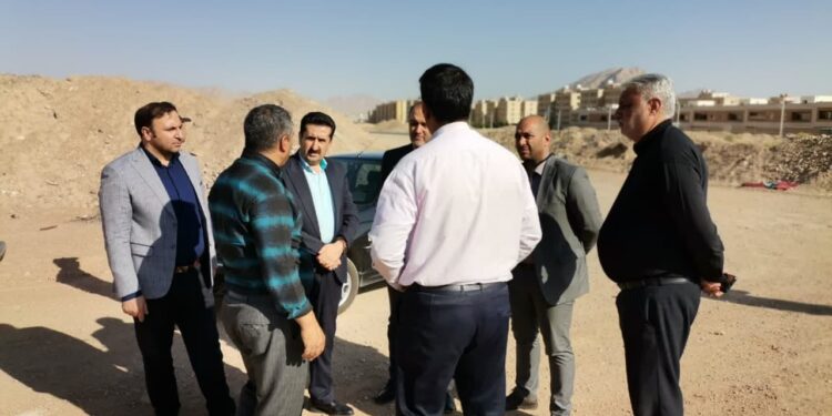 بازدید فرماندار شهرضا از طرح‌های مسکن و شهرسازی برای تسریع در عملیات اجرایی