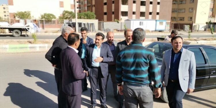 بازدید فرماندار شهرضا از طرح‌های مسکن و شهرسازی برای تسریع در عملیات اجرایی