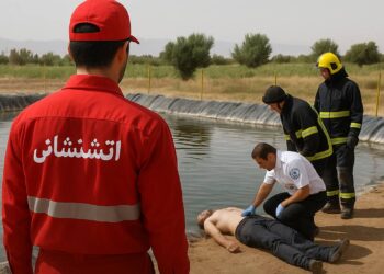 غرق شدن مرد ۴۵ ساله در استخر کشاورزی