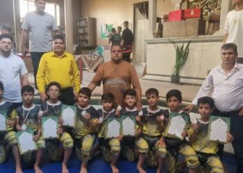 نونهالان شهرضایی نائب قهرمان مسابقات زورخانه‌ای استان اصفهان