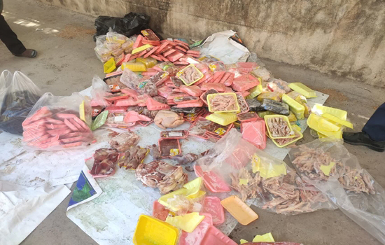 خروج ۳۰۰ کیلو گرم مرغ و آلایش های خوراکی مرغ از چرخه مصرف انسانی در شهرضا