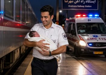 تولد نوزاد در آمبولانس اورژانس شهرضا؛ سفر ریلی با یک مسافر کوچک به پایان رسید